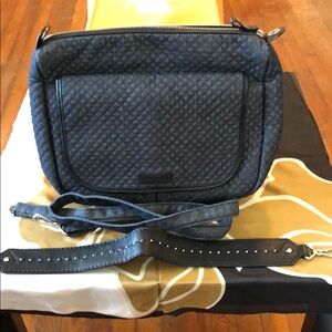Vera Bradley Carson Crossbody in Denim